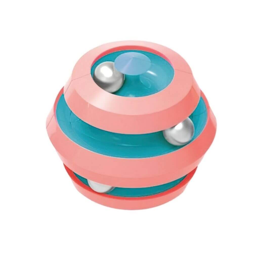 Orbital ball fidget cube pink