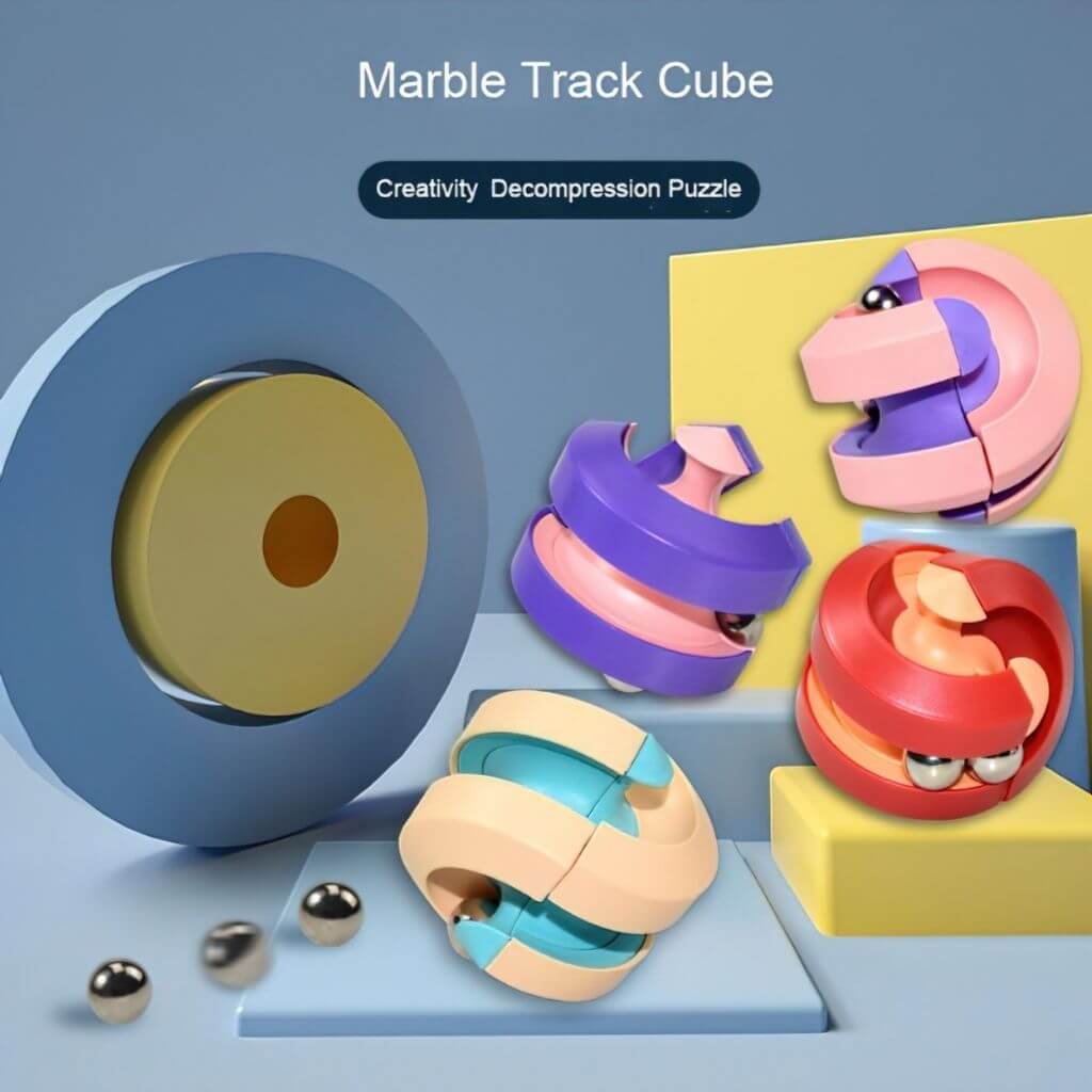 Orbital ball fidget toys for anxiety