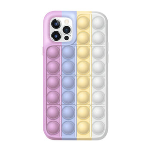 Pop it Australia phone case for iPhone in pink lilac yellow white