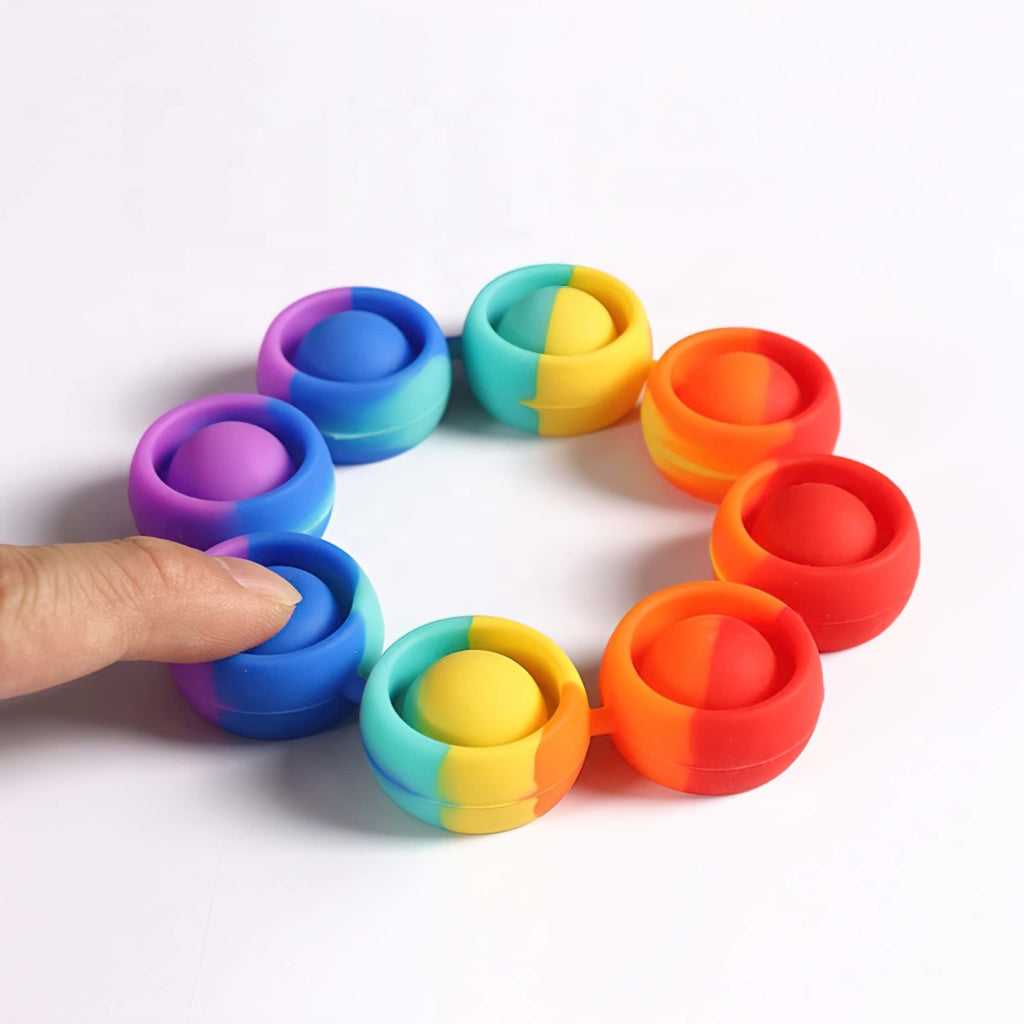 Pop it bracelet rainbow