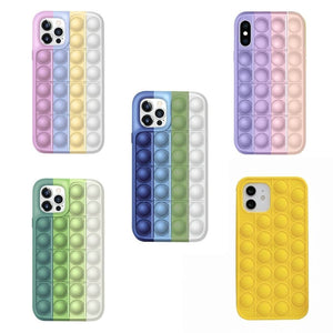 Pop-its-iPhone-cases-in-pink-blue-mauve-green-yellow