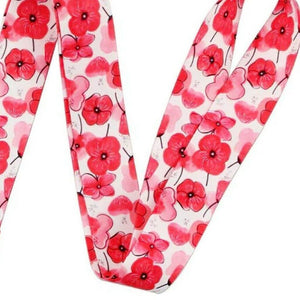  Lest We Forget poppy lanyard close up