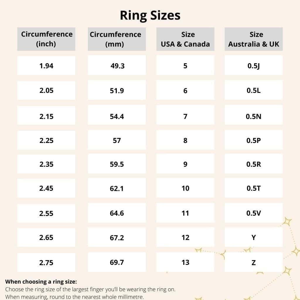 Ring Size Guide: Free Ring Sizer or Printable Size Chart | The Jewellery  Shop
