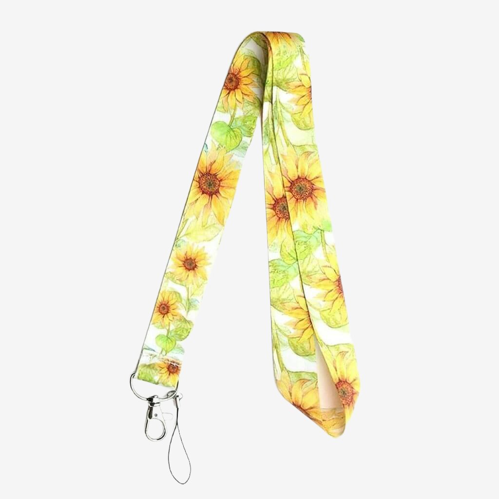 Sunflower lanyard