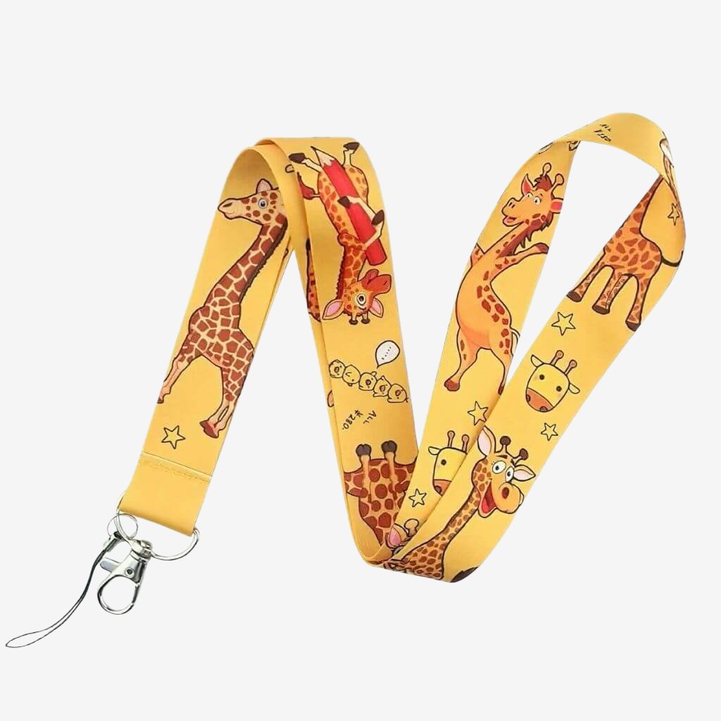 Teacher lanyard giraffe