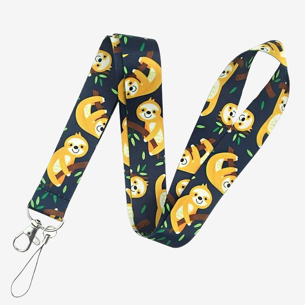 Teacher lanyard sloth boy