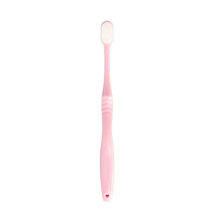 Soft manual tooth brush adults pink