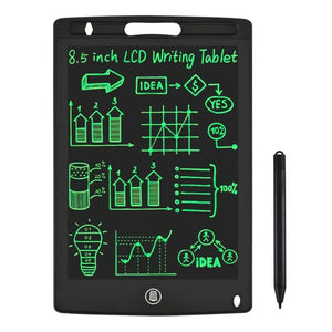 Black writing tablet for kids 8.5 inch monochrome screen